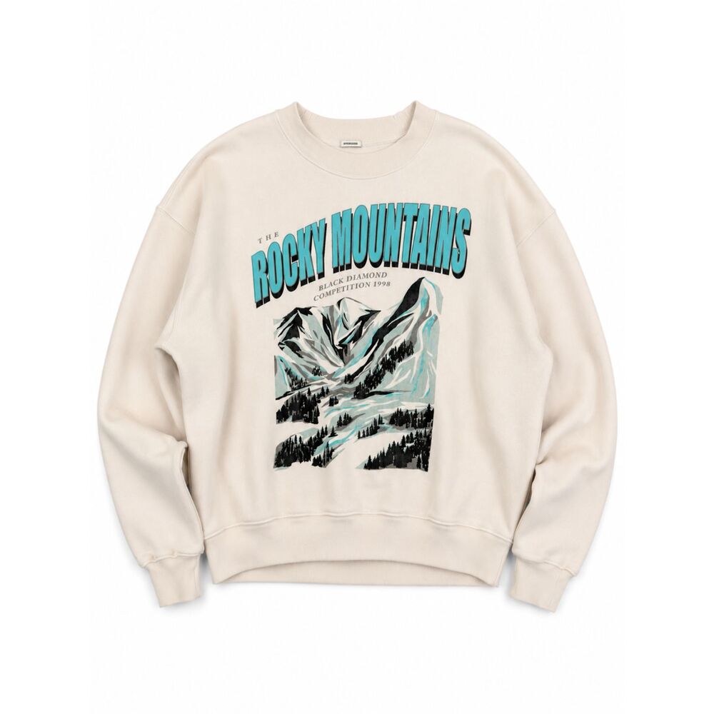 Abercrombie Fitch Rocky Mountain Sweatshirt Soft Fleece Men Sz Small Oversized